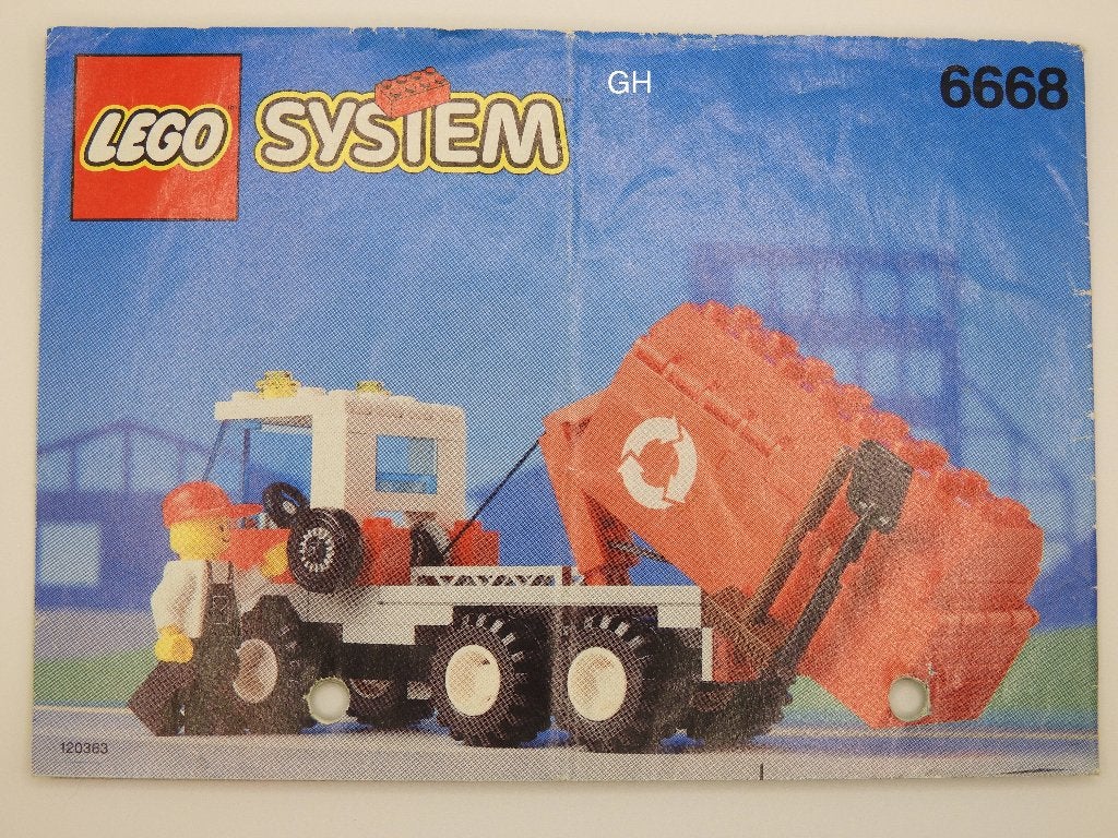 Lego 6668 Vintage Recycle Truck, Compleet, Gebruikt, Overige thema's, Lego
