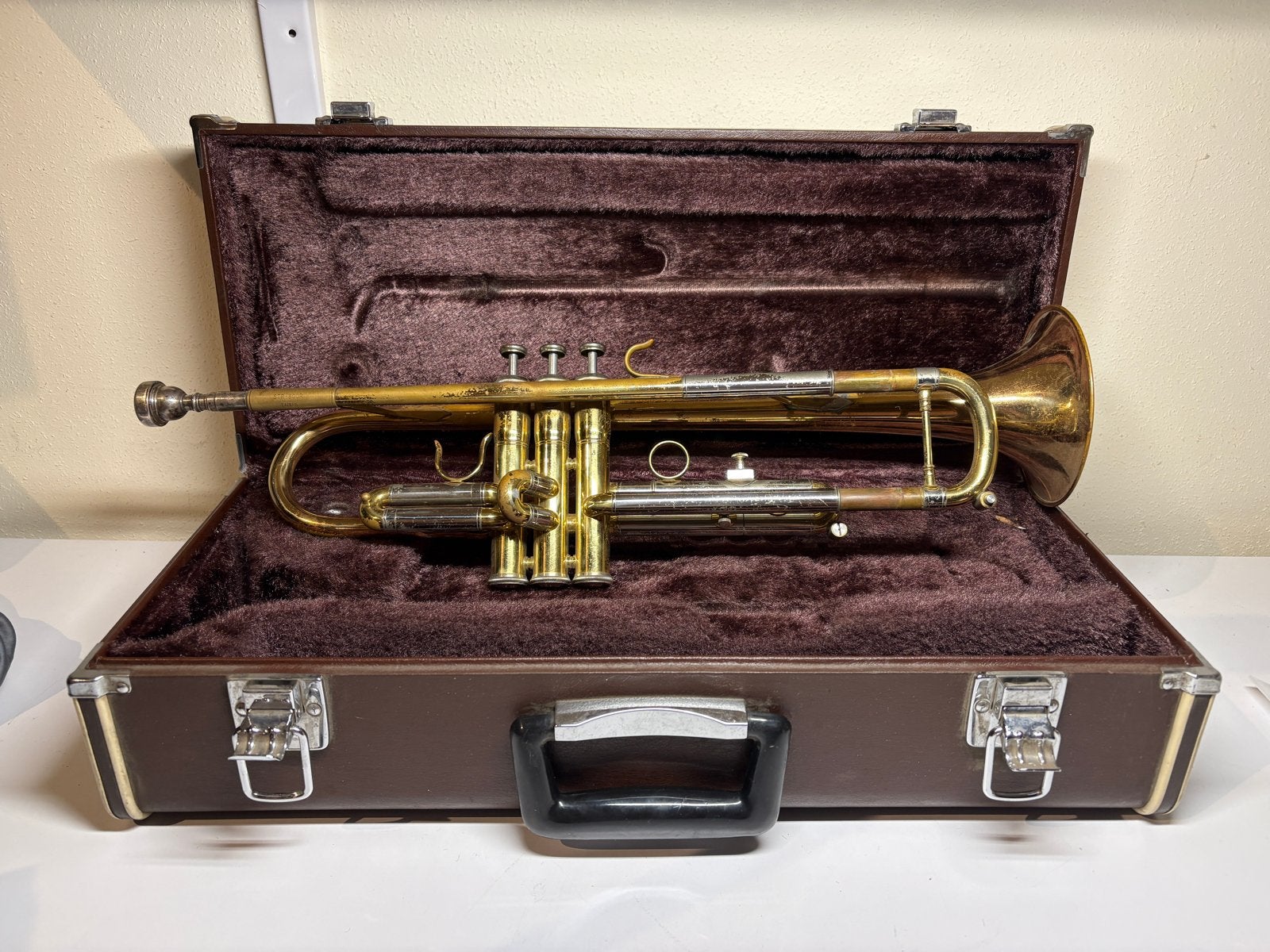 Jupiter Trompet met koffer - Gebruikt, Ophalen of Verzenden, Gebruikt, Bes-trompet, Met koffer