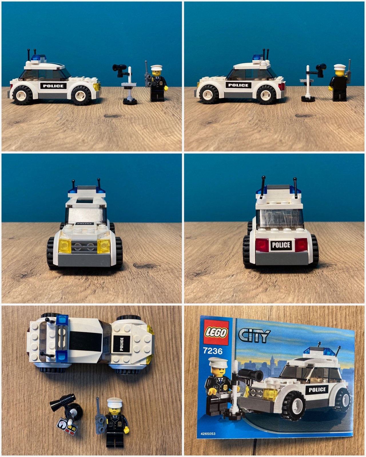 Lego City 7236 Police Car (politieauto), Ophalen, Gebruikt