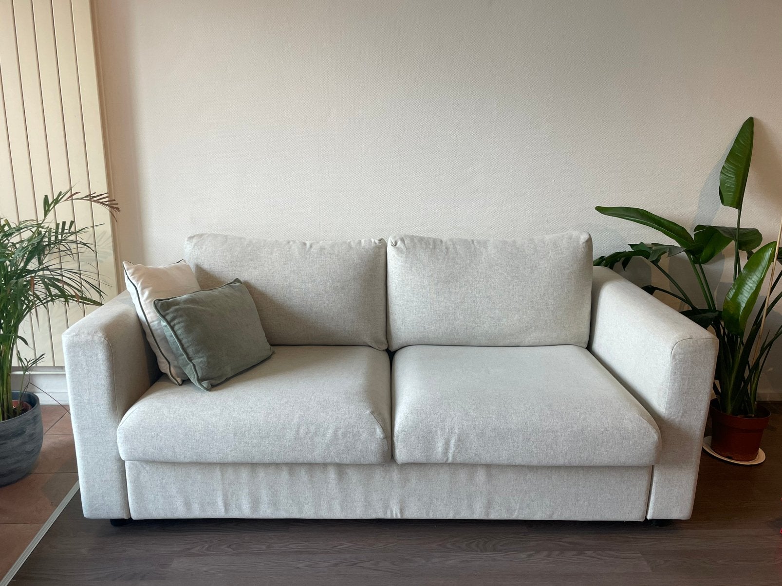VIMLE 2-seat sofa-bed, Ophalen, Tweepersoons, Zo goed als nieuw, Rechte bank