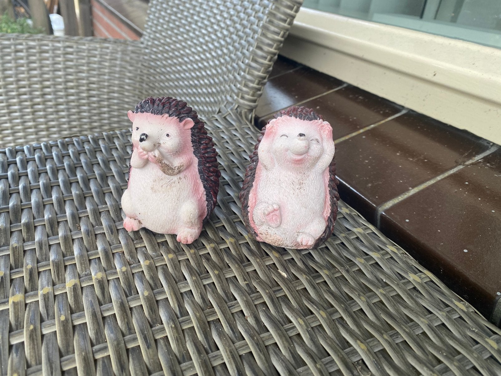 Tuin beelden 2 EGELS, Tuin en Terras, Ophalen of Verzenden