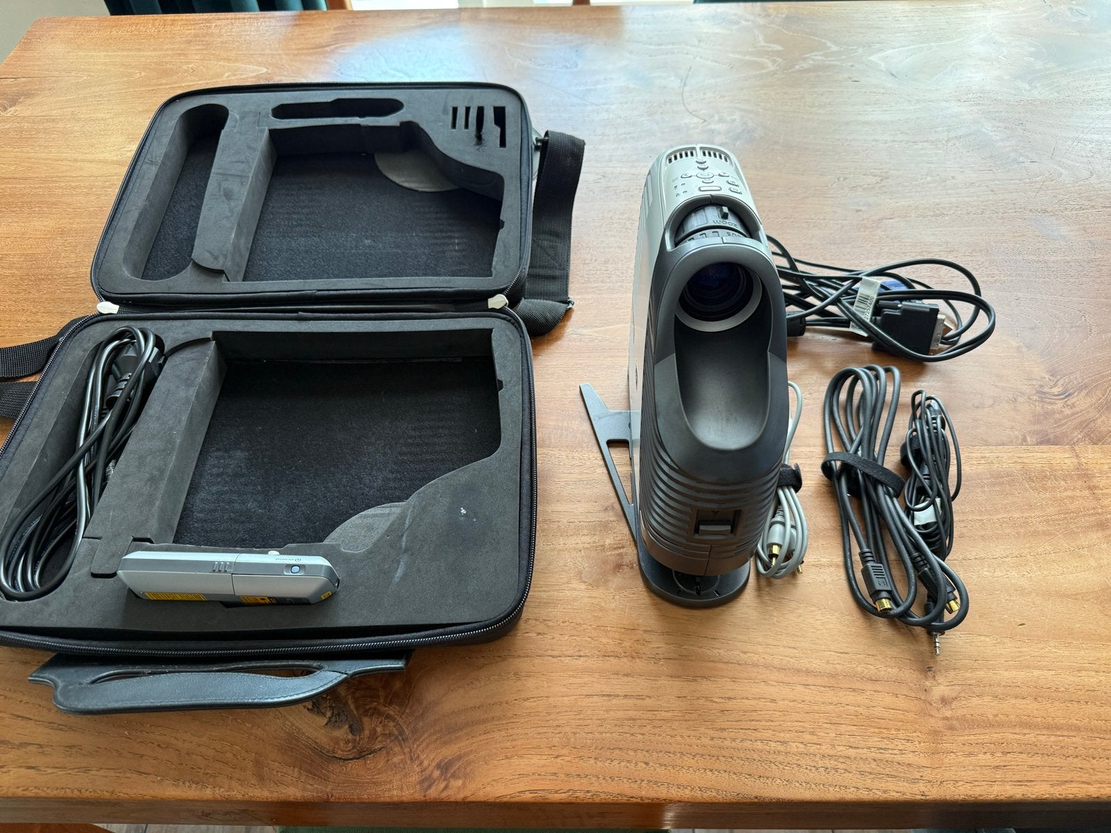 HP Beamer MP 3135 (compleet met tas en kabels) werkend, Gebruikt, Ophalen of Verzenden, HP, DLP