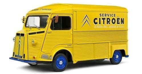 Citroen HY Citroen Service '69, geel - 1:18 - Solido, Solido, Solido, Rue de L' Ecusson 2, 56120 Josselin France, Nieuw