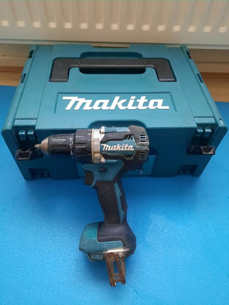 Makita schroefmachine 18v ddf484 met koffer, Doe-het-zelf en Verbouw, Gereedschap | Boormachines, Ophalen of Verzenden, Gebruikt