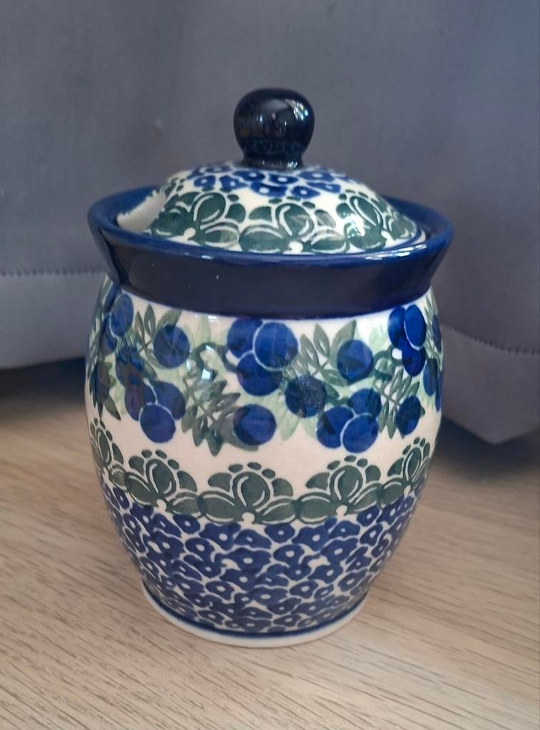 Bunzlau Castle voorraadpot - Myrtille  - 460 ml, Antiek en Kunst, Ophalen of Verzenden