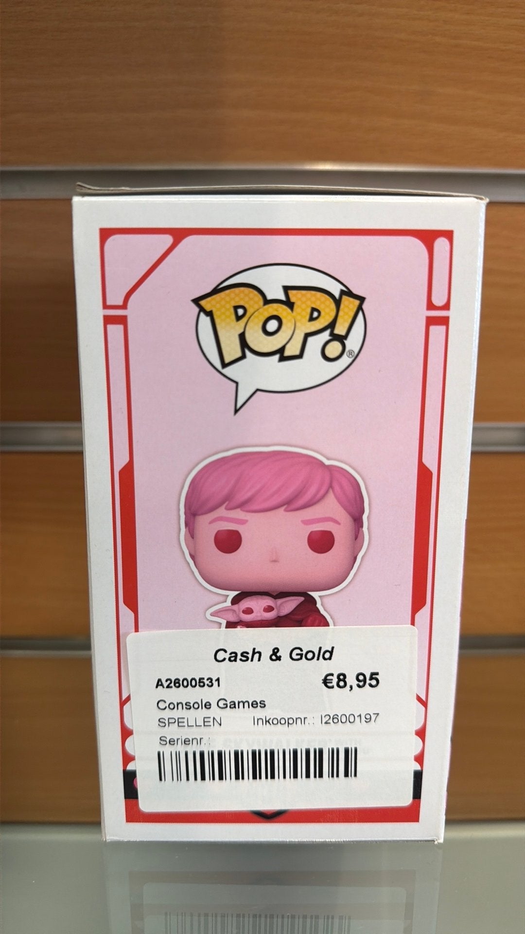 Funko Pop! Star Wars Luke Skywalker met Grogu #494, Cash and gold, Cash & GOLD, Nieuw, Ophalen of Verzenden