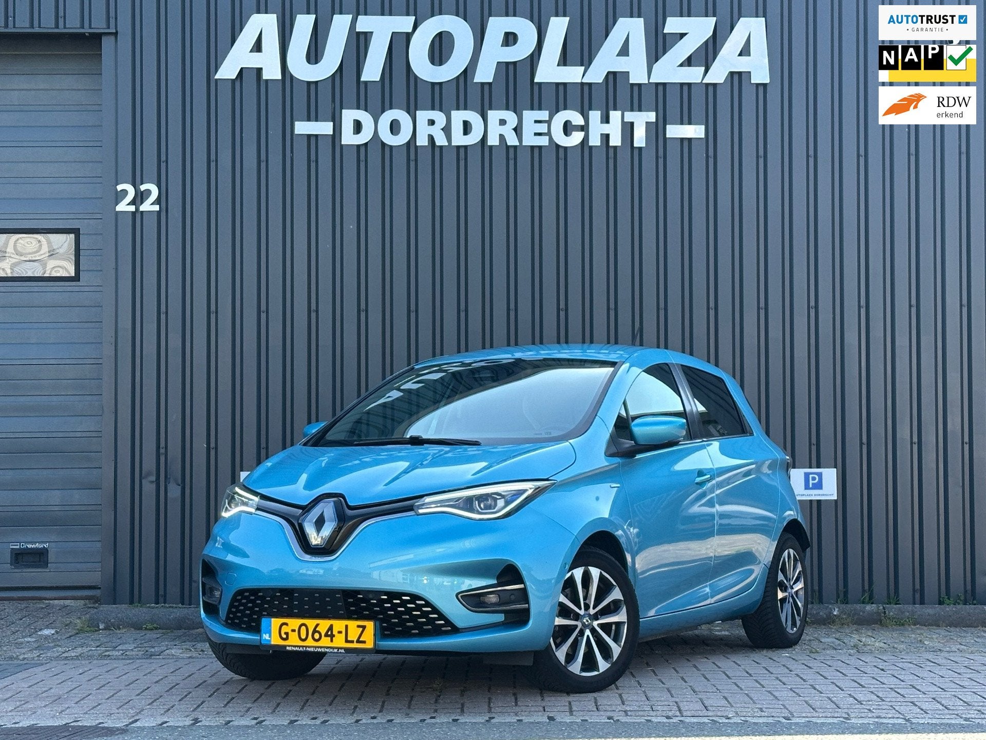 Renault ZOE R135 Edition One 52 kWh *KOOPACCU* | BOSE|CAMERA, 136 pk, Gebruikt, Zwart, Blauw