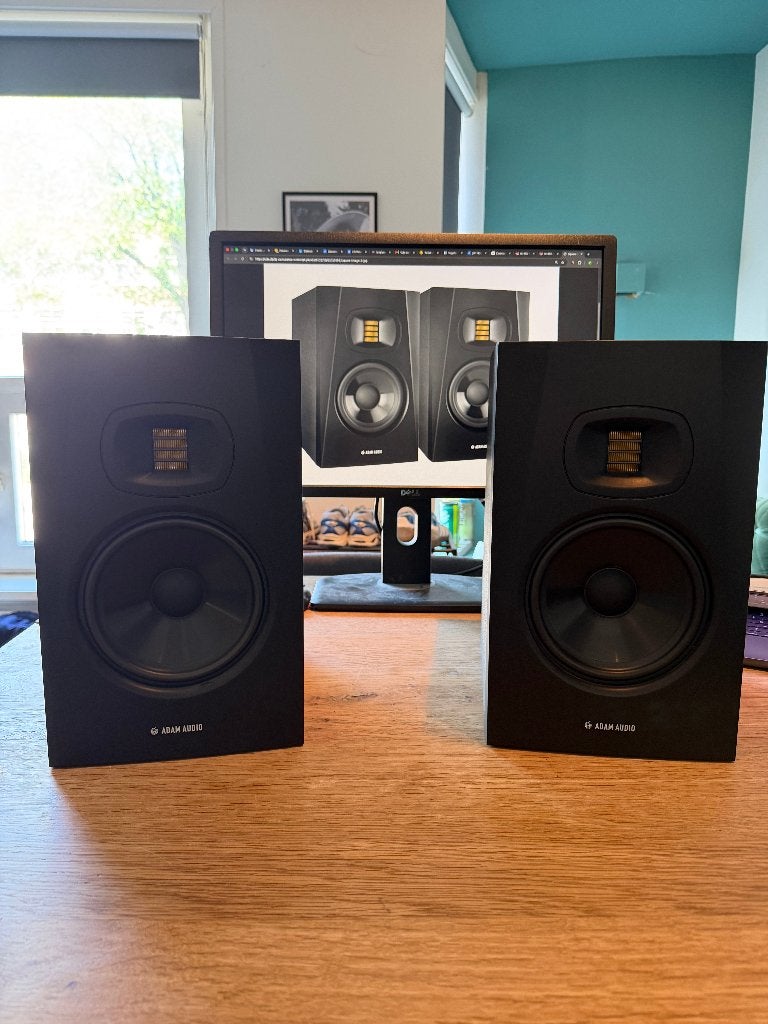 ADAM Audio T7V studiomonitoren - set van 2 + Auralex MoPADs, Audio, Tv en Foto, Luidsprekers, Studiomonitor, Inclusief kabels