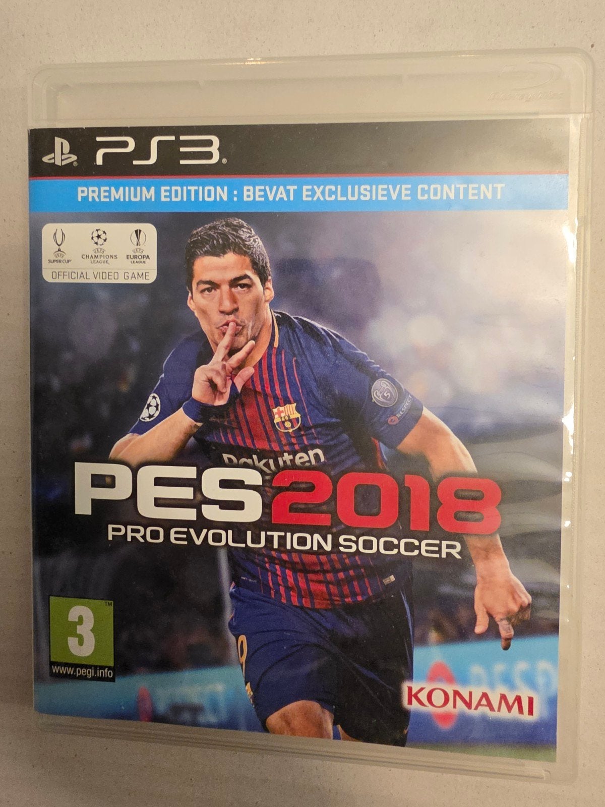 PES 2018 Pro Evolution Soccer PS3 - Premium Edition, 2 spelers, Ophalen of Verzenden, Zo goed als nieuw, Eén computer