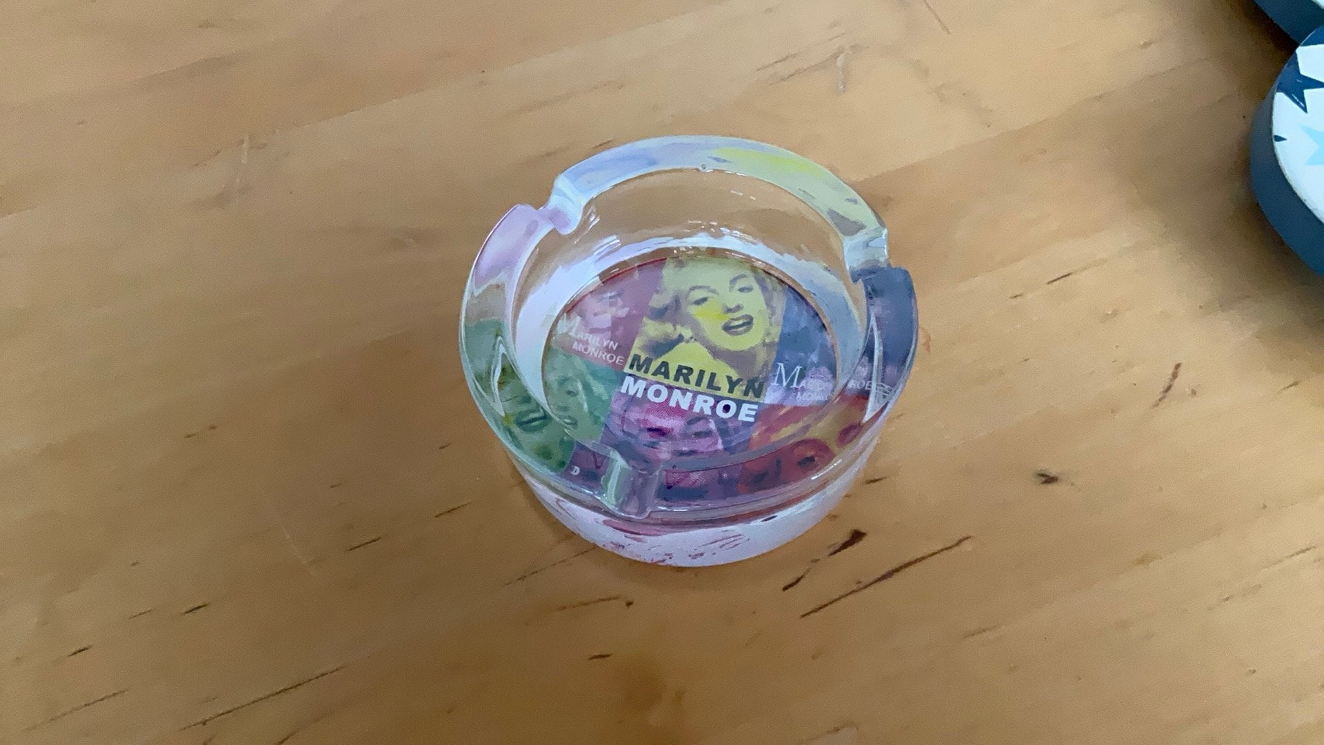 Marilyn Monroe-  asbak - glas, Verzamelen, Ophalen of Verzenden, Nieuw, Overige typen