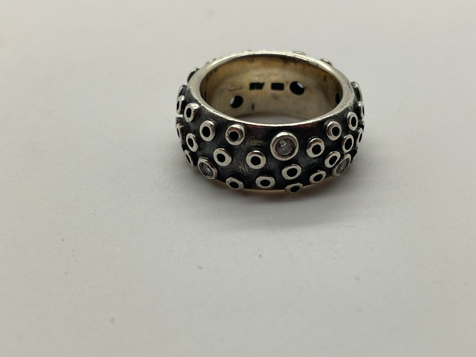 E584 Prachtige zilveren Pandora ring maat 16, Ophalen of Verzenden, Kleiner dan 17, X, Dame