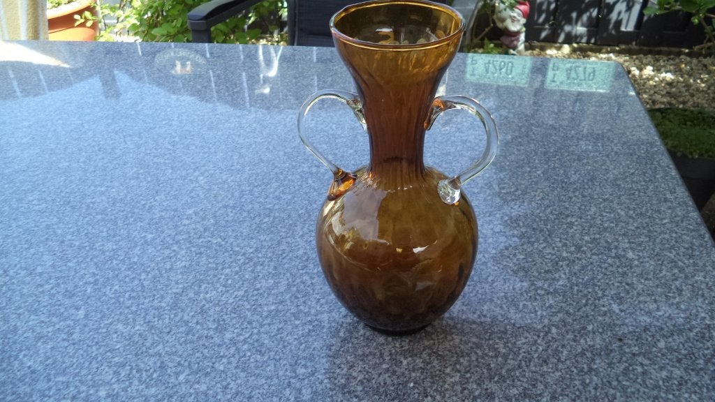 vaas, Ophalen, Zo goed als nieuw, Bruin, Glas