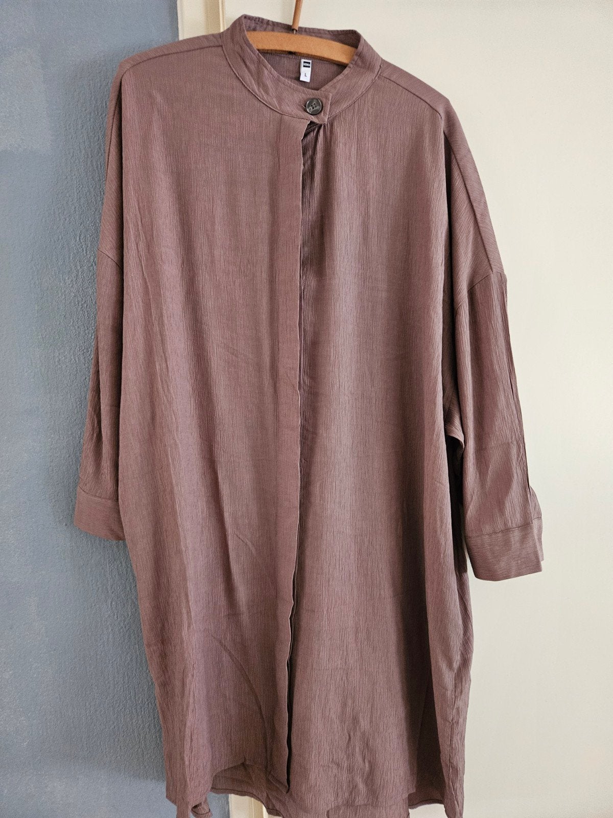 Hema Lange Blouse Jurk Maat L Bruin NIEUW, Kleding | Dames, Bruin, Jurk, Ophalen of Verzenden, Zo goed als nieuw