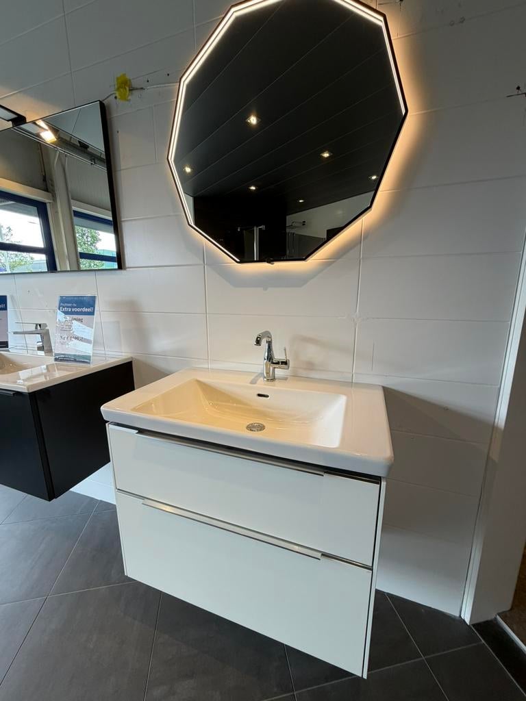 Koopje showroommodel V&B badmeubel 80 cm, Ophalen, 50 tot 100 cm, Zo goed als nieuw, Minder dan 100 cm