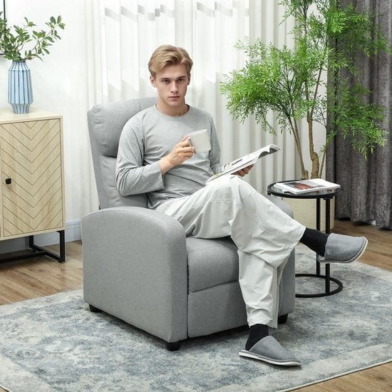 Relaxfauteuil – Lounge Chair – Verstelbare Fauteuil, Corvance B.V., Verzenden, Nieuw, Corvancebol@gmail.com