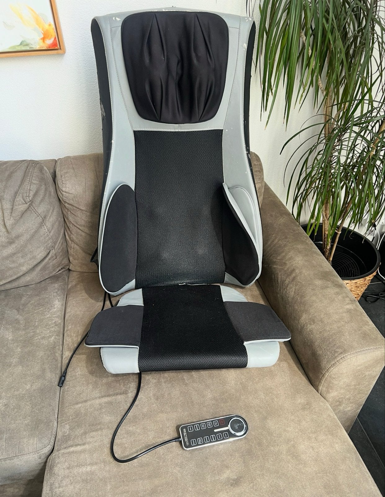 Bestmann Shiatsu Massageapparaat Rug, Bil, Nek met Warmte, Ophalen, Gebruikt, Apparaat