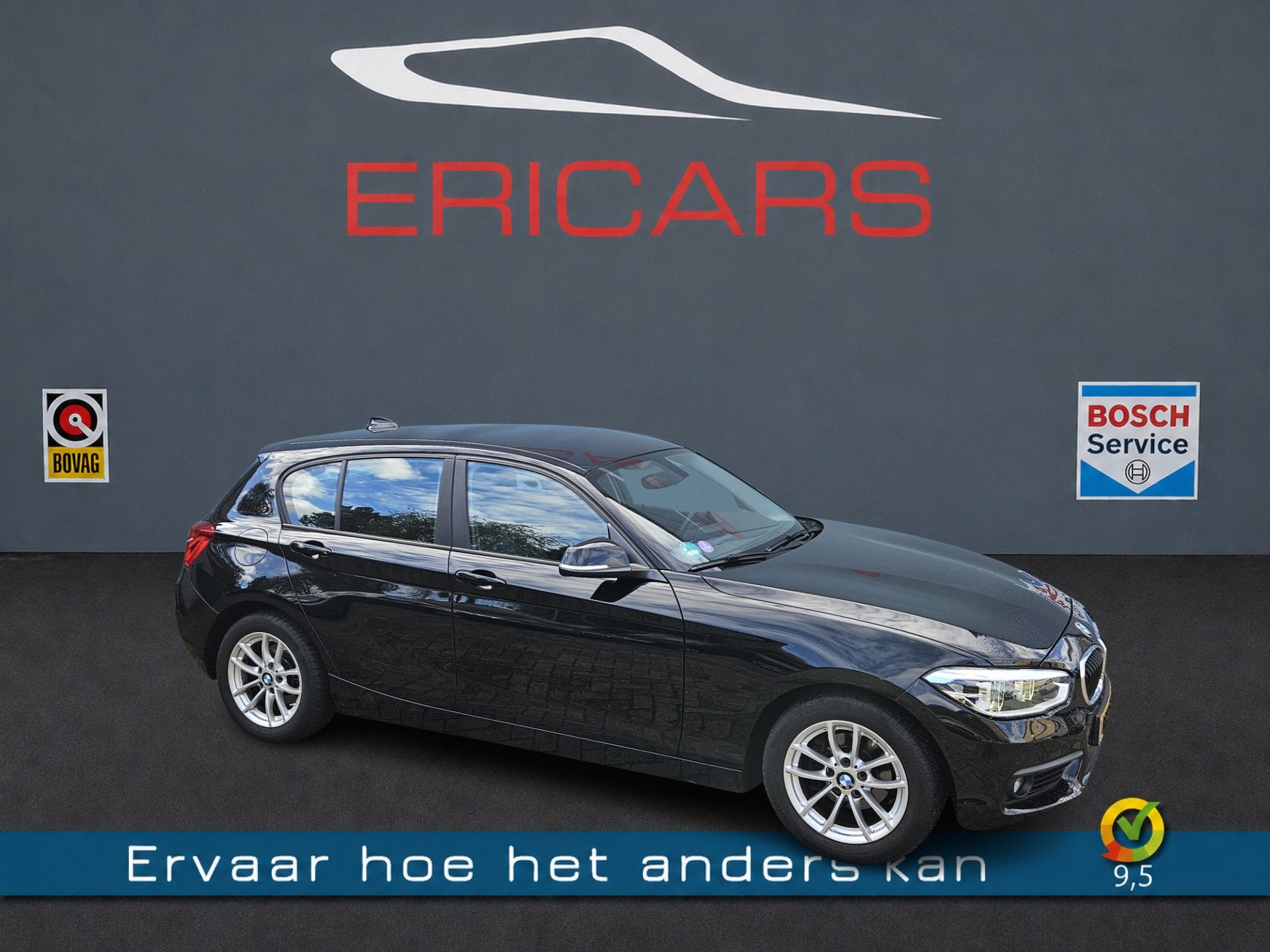 BMW 1-serie 118i Corporate Executive NAVI TEL LM PDC HARMAN, Auto's, Gebruikt, Zwart, Bedrijf, 650 kg