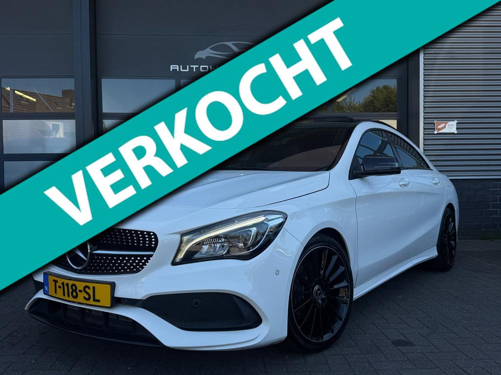 Mercedes-Benz CLA-klasse 200 Ambition Pano Camera Stoelverwa, 15 km/l, Gebruikt, 715 kg, Leder en Stof