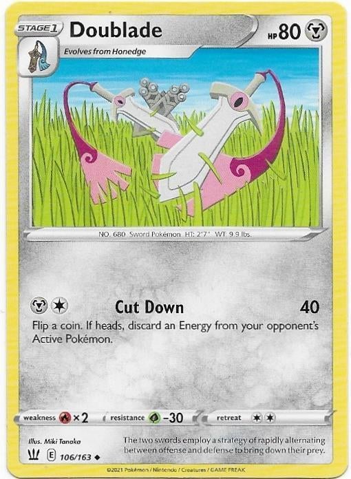 Battle Styles,  Doublade [uncommon] 106/163, Verzenden, Nieuw, Losse kaart