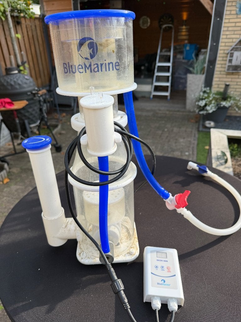 Blue Marin skim 600 eiwitafschuimer zeewateraquarium, Inclusief controller, Ophalen of Verzenden, Zo goed als nieuw, Blue Marine