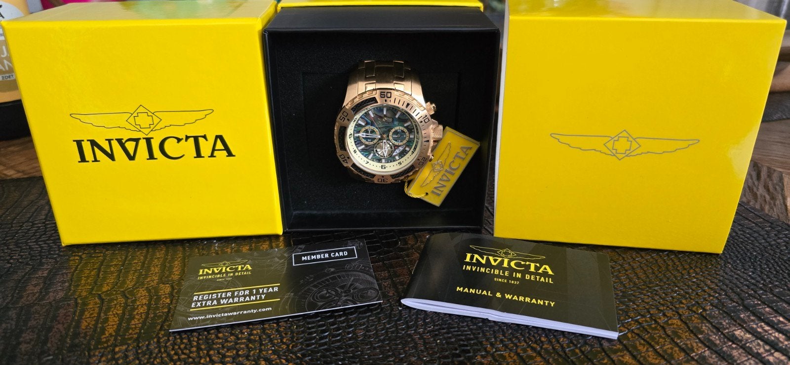 Nieuw Invicta Herenhorloge - Nooit Gedragen!, Overige merken, Staal, Staal, Polshorloge