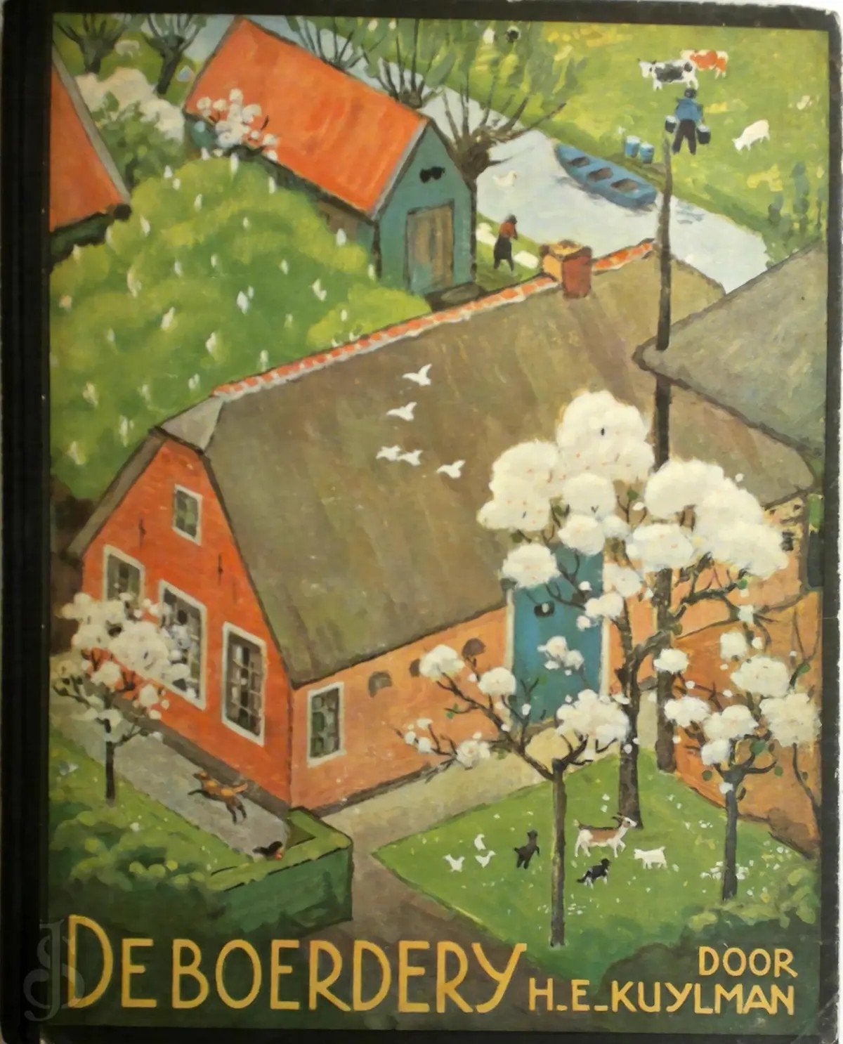 Verkade Album De Boerderij - H.E . Kuylman 1936, Verzenden, Gelezen, Plaatjesalbum