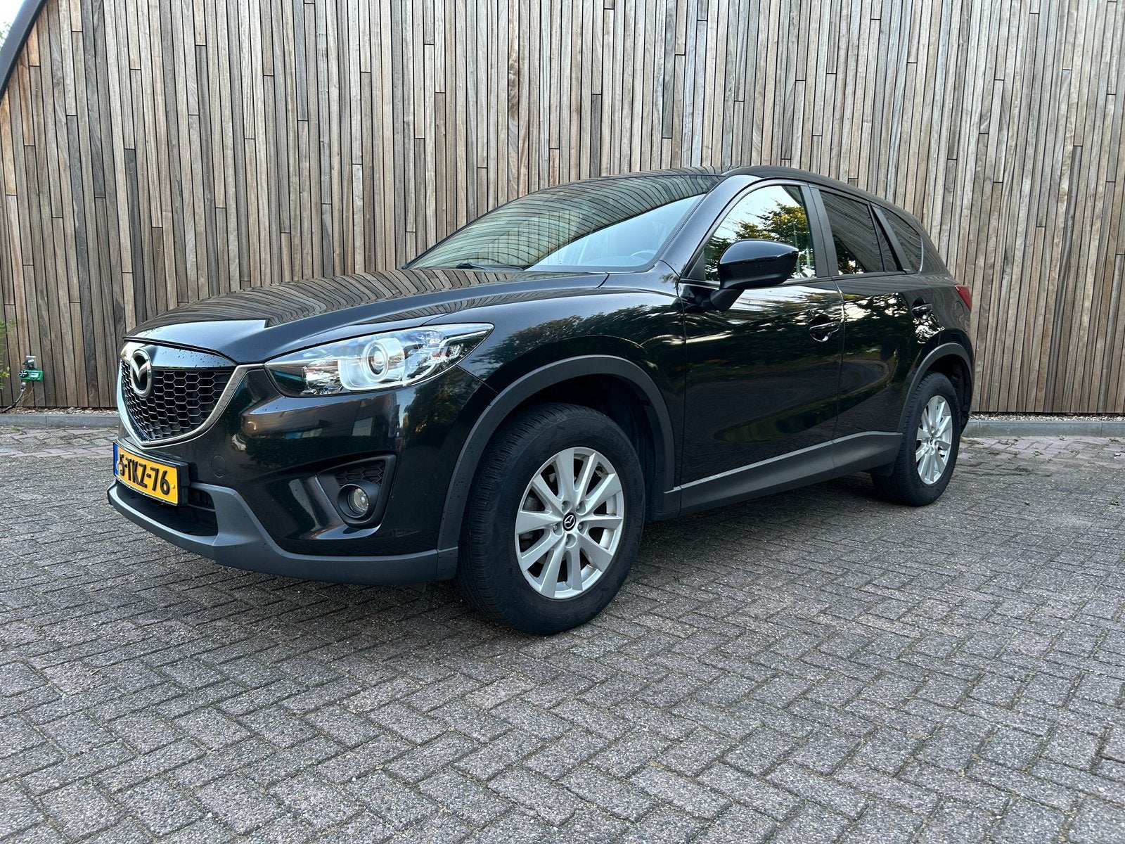 Mazda CX-5 2.0 121KW 2WD 2014 Zwart LAGE KM STAND, Voorwielaandrijving, 1998 cc, Stof, 4 cilinders