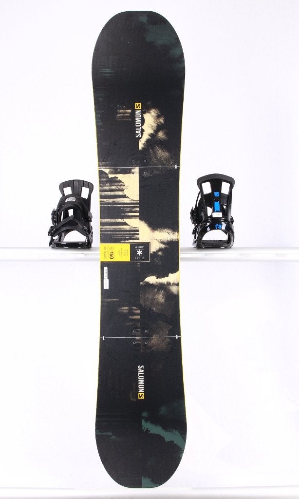 160 cm snowboard SALOMON WILD CARD, Black/yellow, Sport en Fitness, Verzenden, Gebruikt, Board
