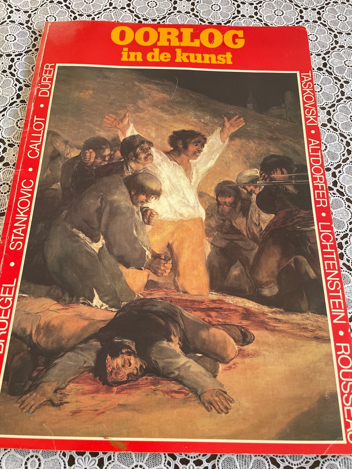 Oorlog in de kunst - Boek met 103 reproducties, Boeken, Ophalen of Verzenden, Niet van toepassing, Gelezen, Algemeen