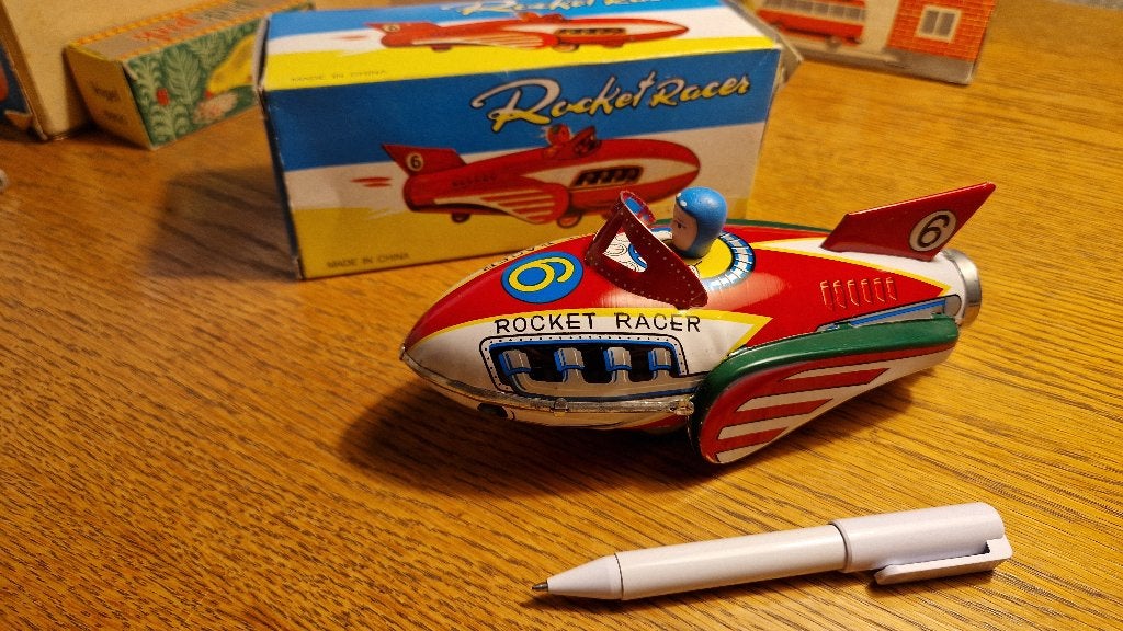 Blikken "rocket racer", Ophalen of Verzenden
