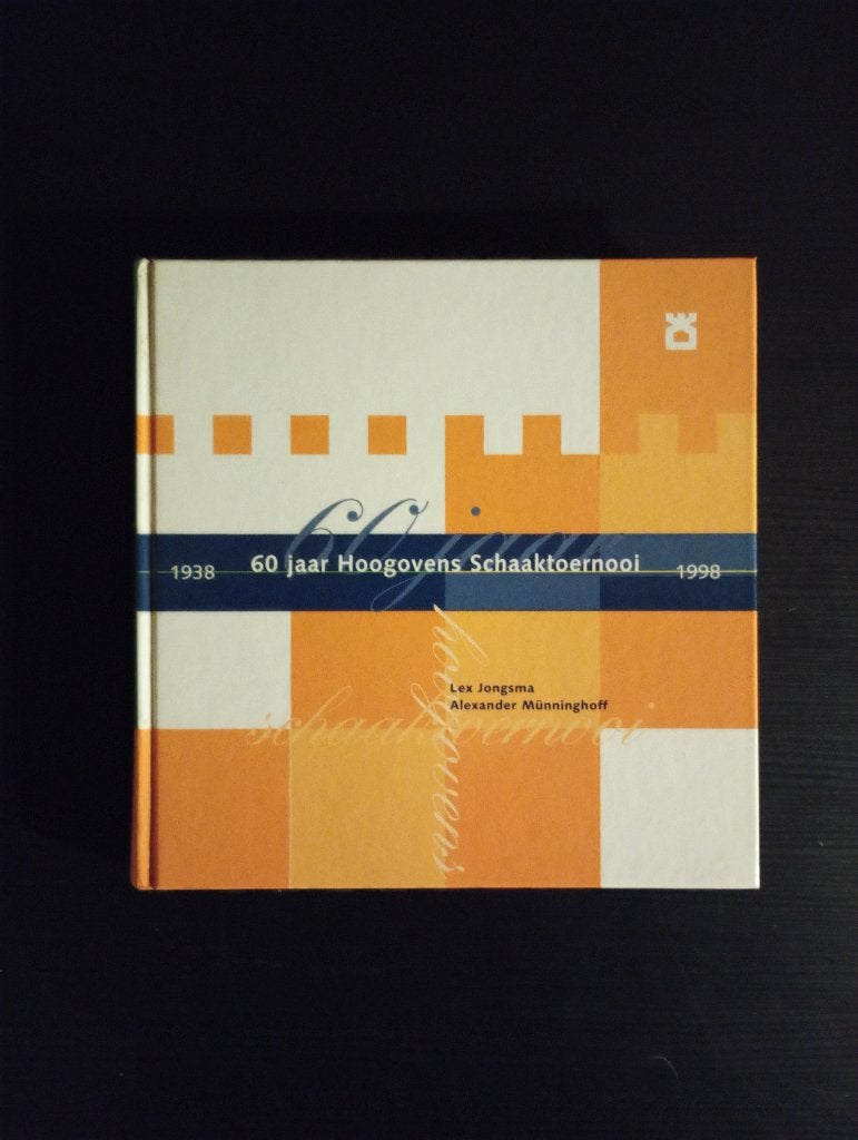 60 jaar Hoogovens schaak toernooi 1938 1998, Hobby en Vrije tijd, Ophalen of Verzenden, Minder dan 500 stukjes, Zo goed als nieuw