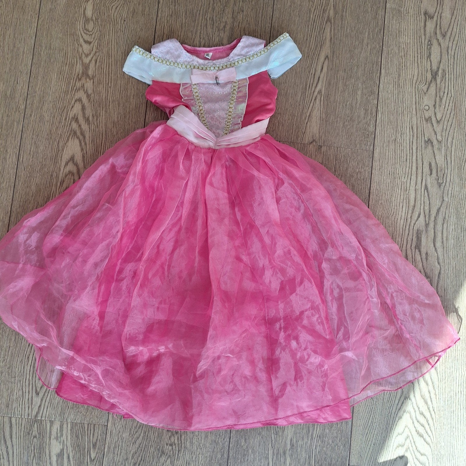 Prinsessenjurk Roze - Maat 122/128, Ophalen of Verzenden, Zo goed als nieuw, 122 t/m 128, Meisje
