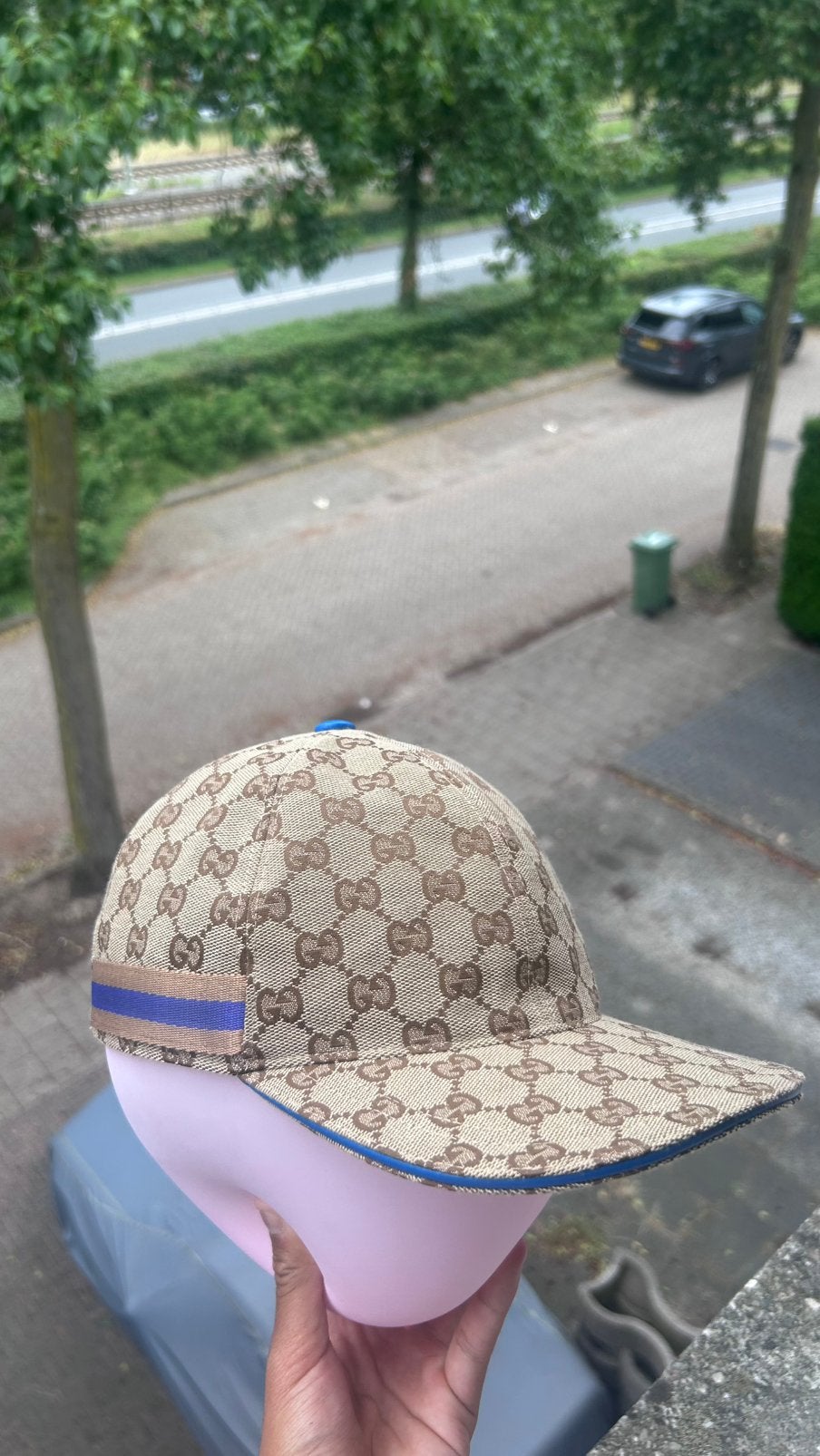 Gucci baseball cap, Kleding | Heren, Verzenden, Gedragen, 57 cm (M, 7⅛ inch) of minder, Pet