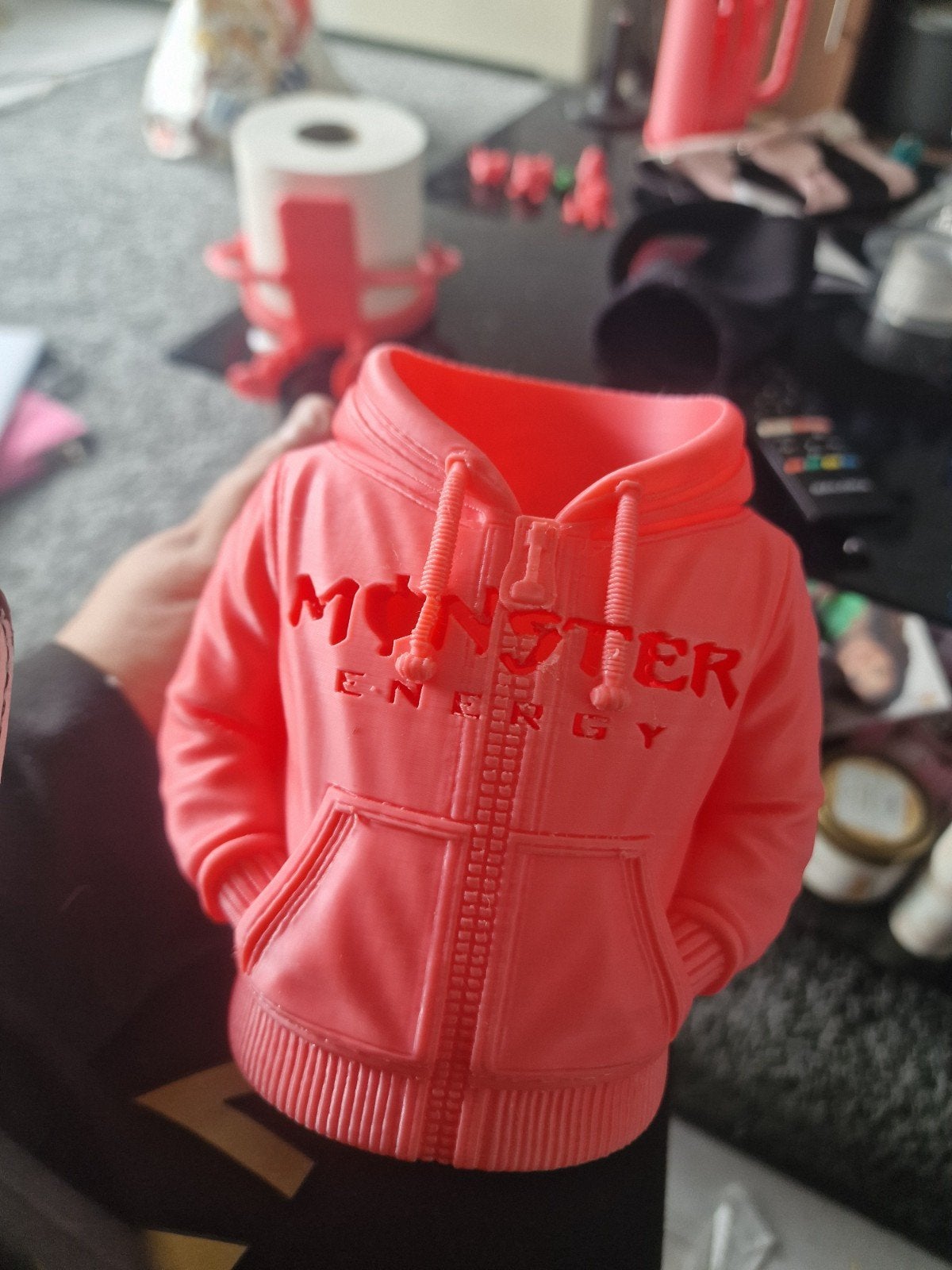 3D Geprinte Monster Energy Blikjes Houder - Hoodie Design, Ophalen of Verzenden, Nieuw
