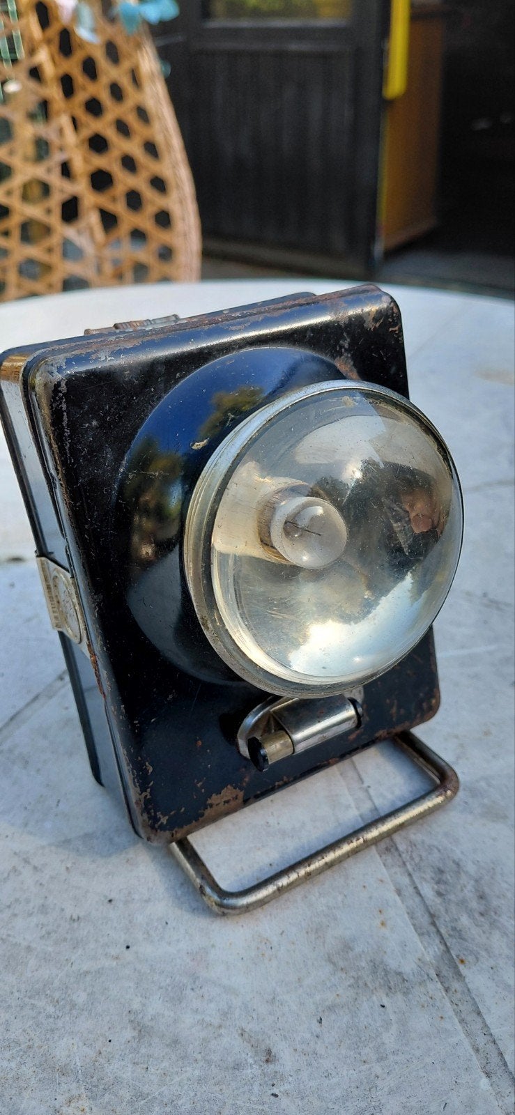 Vintage Fietslamp - Antieke Fietsverlichting, Antiek en Kunst, Ophalen of Verzenden