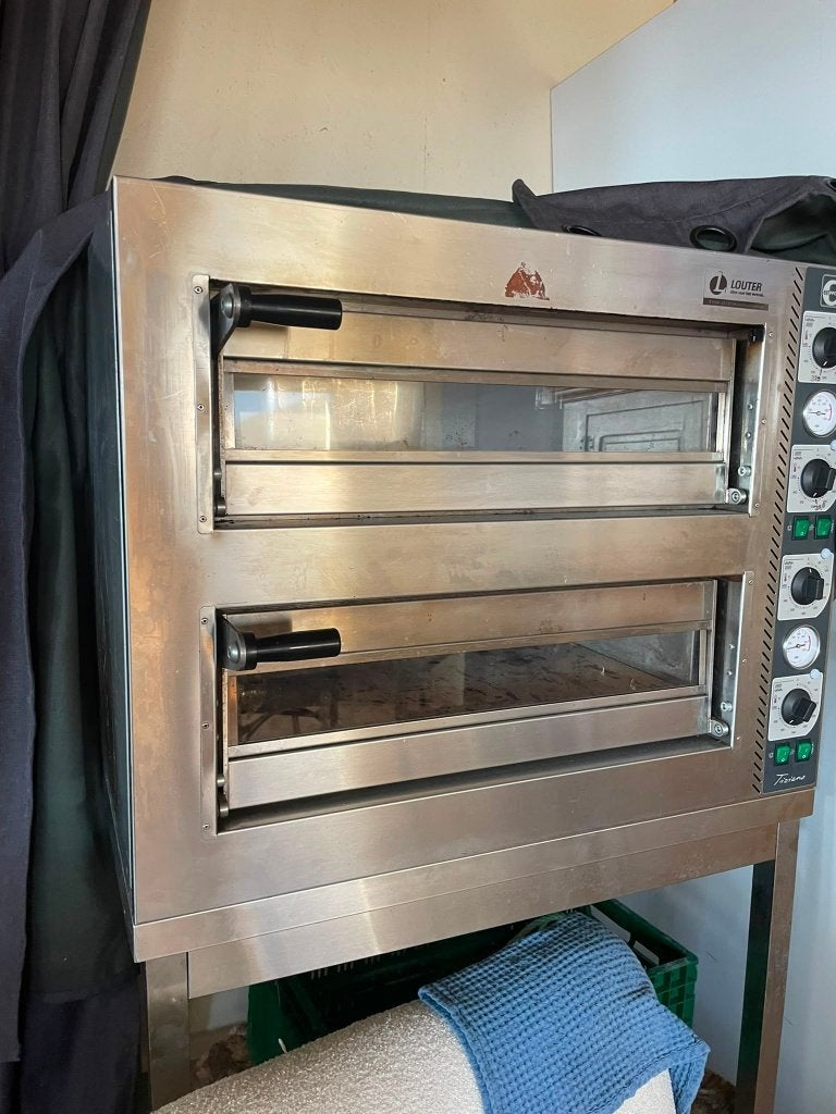 Professionele pizzaoven cuppone Tiziano complete set, Ophalen, Gebruikt, Ovens, Magnetrons en Steamers