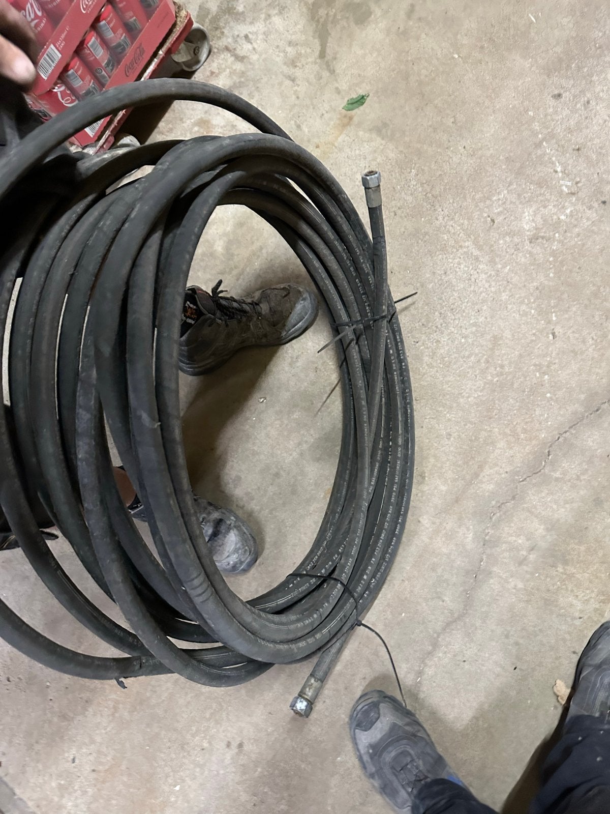 Hogedruk slang - EUROPOWER DM 1/2 275 BAR, Ophalen, Overige materialen, Gebruikt, 6 meter of meer