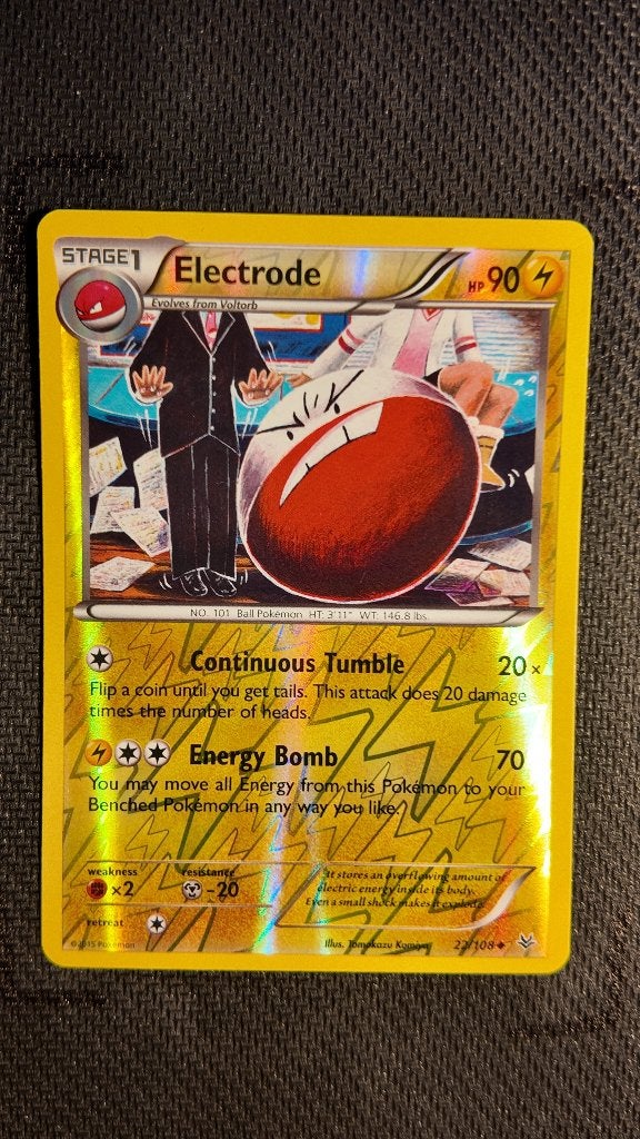 Electrode 22 Roaring Skies | Pokemon kaart, Ophalen, Zo goed als nieuw, Losse kaart, Foil