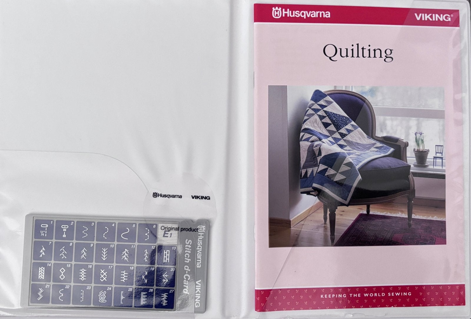 Husqvarne stich d card E1, Ophalen of Verzenden, Zo goed als nieuw, Naaimachine, Husqvarna