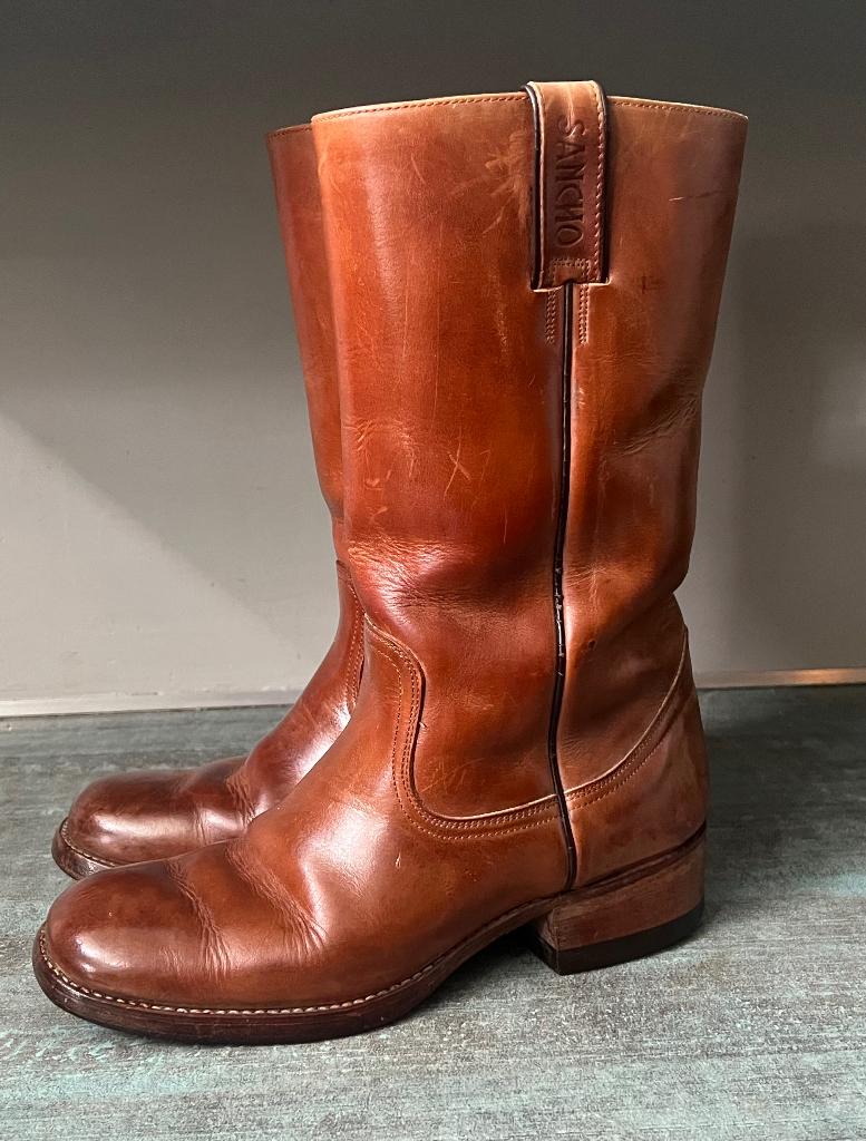 Sancho.  Cowboy/western boots/ laarzen. Mt 42., Kleding | Heren, Schoenen, Sancho, Bruin, Boots, Ophalen of Verzenden