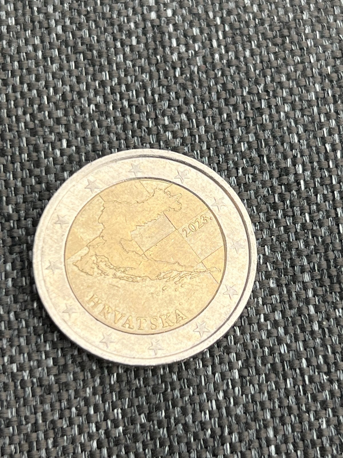 Kroatische 2 Euro munt 2023, Ophalen of Verzenden, Overige landen, 2 euro, Losse munt