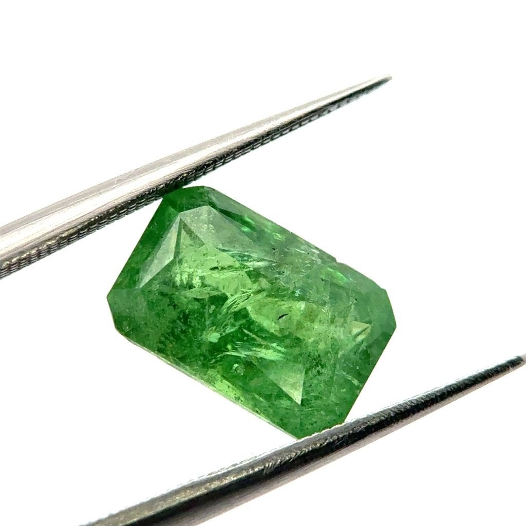 Natuurlijke Tsavoriet 3.25 ct – IGI Gecertificeerd, Ophalen of Verzenden, Nieuw