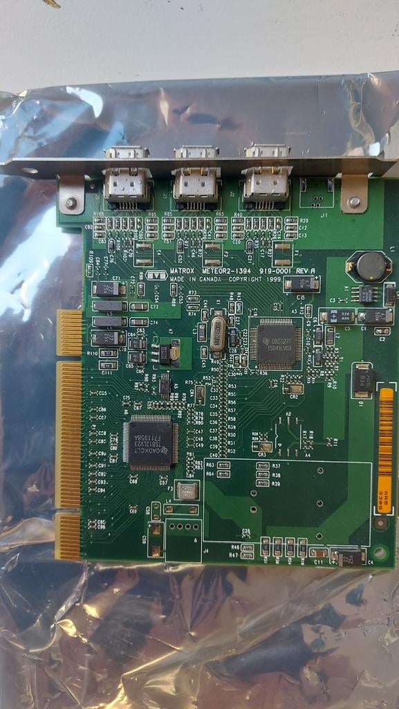 Matrox Meteor2 1394 Firewire Kaart met 3 Poorten, Computers en Software, Netwerkkaarten, Ophalen of Verzenden