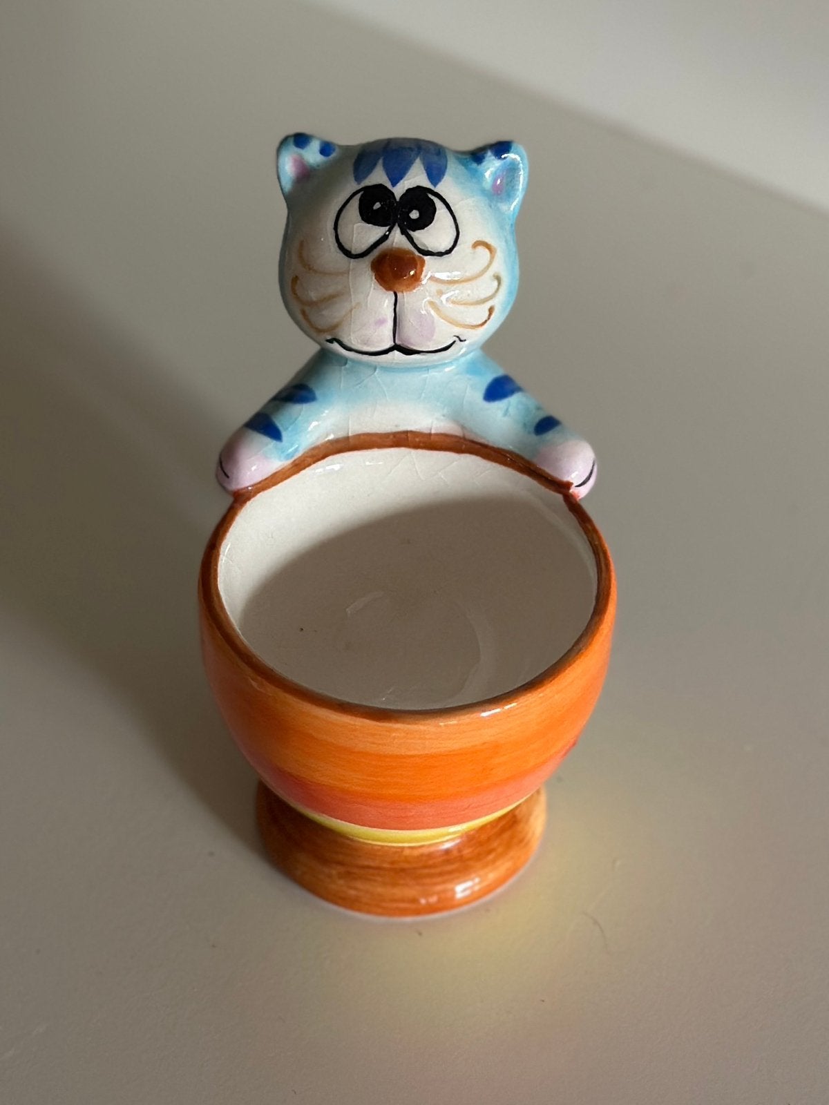 Eierdopje kat, Ophalen of Verzenden, Zo goed als nieuw, Dier