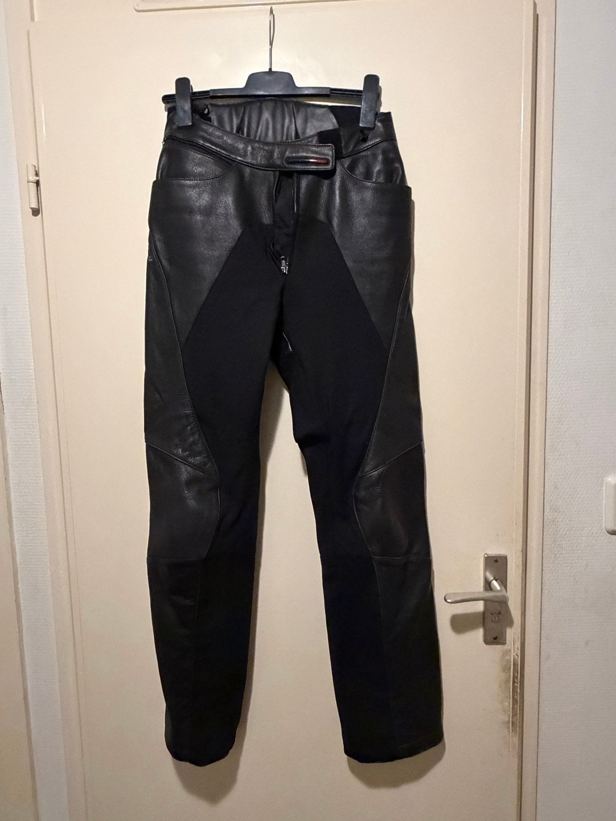 Motorbroek leer/textiel - Maat 36, Ophalen of Verzenden, Tweedehands, Heren, Broek | leer