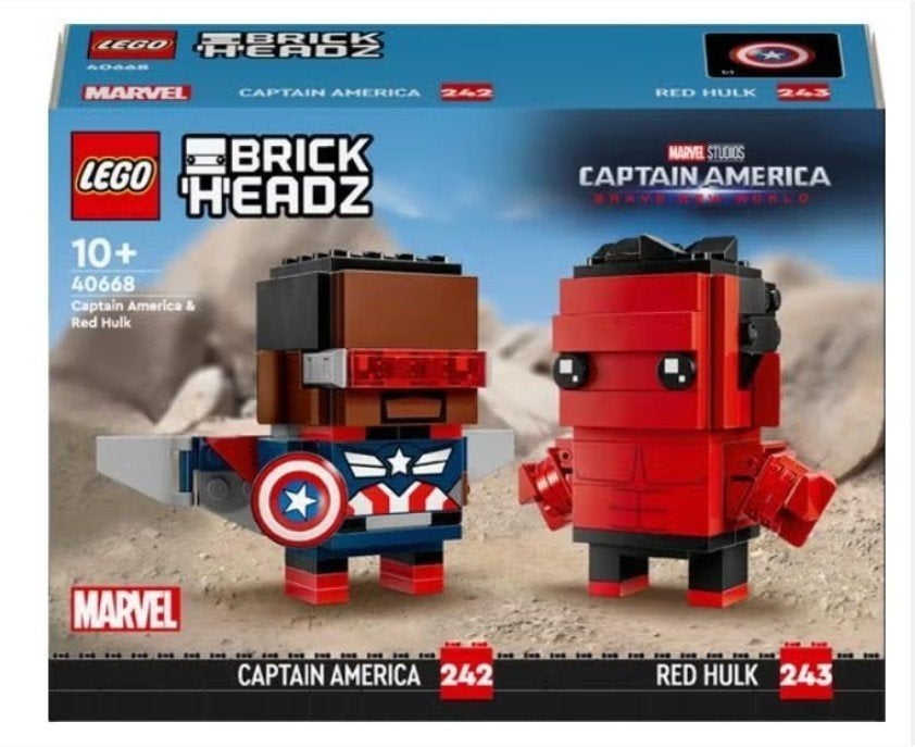 Lego 40668 - Captain America en Rode Hulk figuren, Ophalen of Verzenden, Nieuw, Complete set, Lego