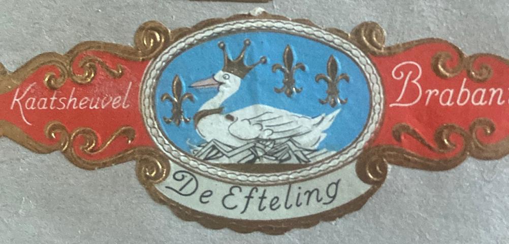 Sigarenbandje Efteling, Ophalen of Verzenden, Gebruikt, Overige typen