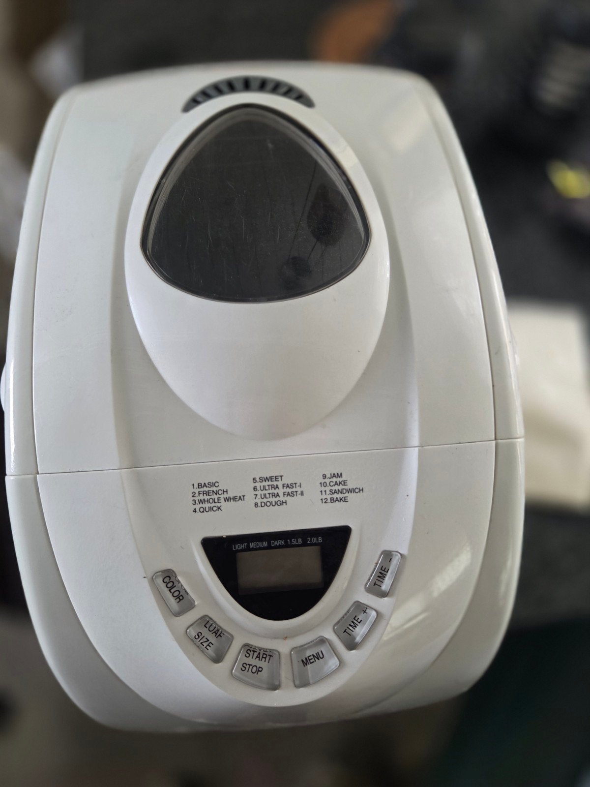 Broodbakmachine XBM1058 - Vers brood in een handomdraai, Gebruikt, Kijkvenster, 800 tot 1200 gram deeg, Ophalen