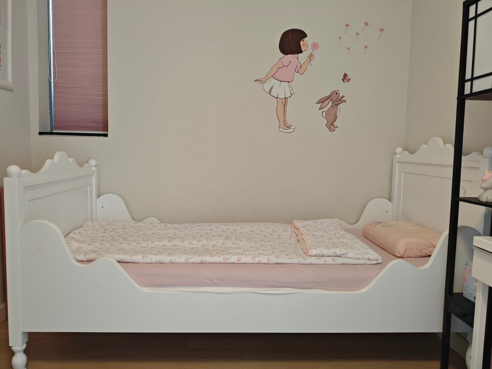 kinderbed 90*200cm  bopita eenpersoonsbed, 85 tot 100 cm, Zo goed als nieuw, 180 cm of meer, Ophalen