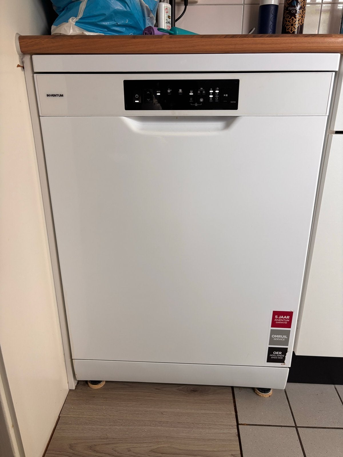 Inventum VW6008AW Vaatwasser, Witgoed en Apparatuur, Vaatwasmachines, Ophalen, 60 cm of meer, Zo goed als nieuw, Vrijstaand